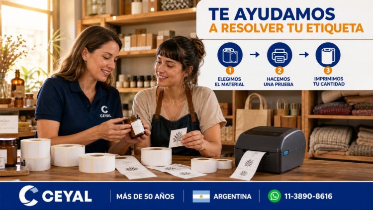 Acompañamiento para resolver etiquetas de pequeños emprendimientos