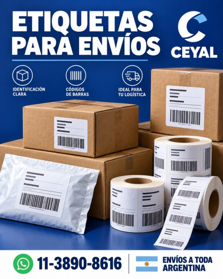 Etiquetas para envíos: prepará cada pedido con Ceyal