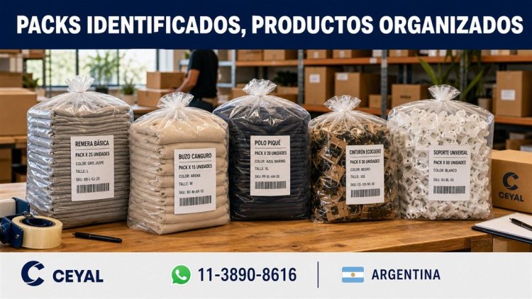 Packs identificados: muchas unidades, toda la información