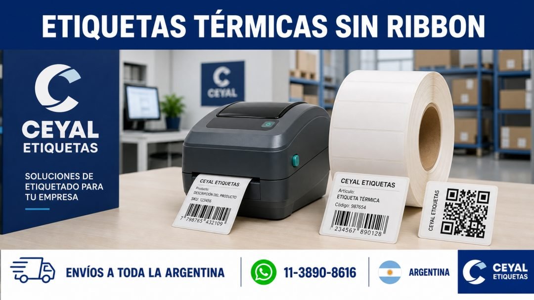 Etiquetas térmicas para imprimir rápido y sin ribbon
