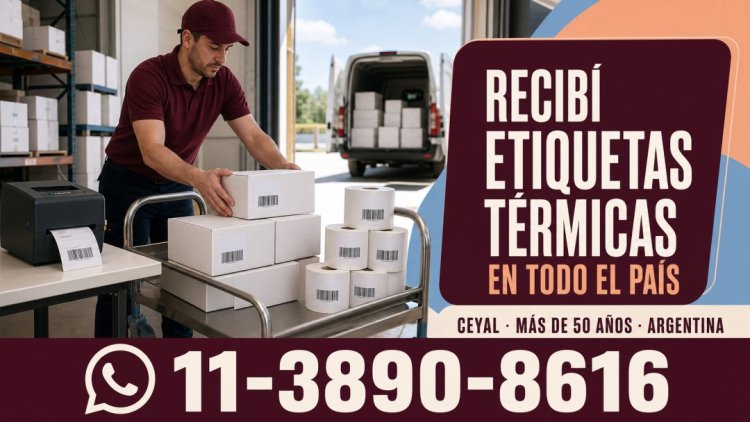 Recibí etiquetas térmicas en todo el país