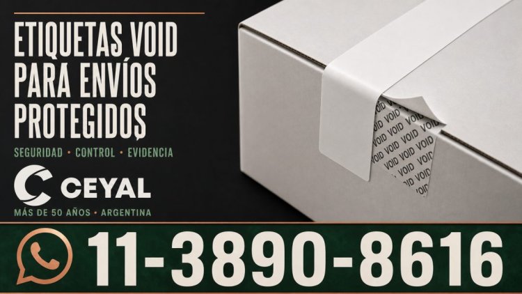 Etiquetas VOID para envíos protegidos