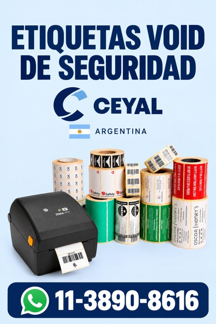 Etiquetas VOID de seguridad
