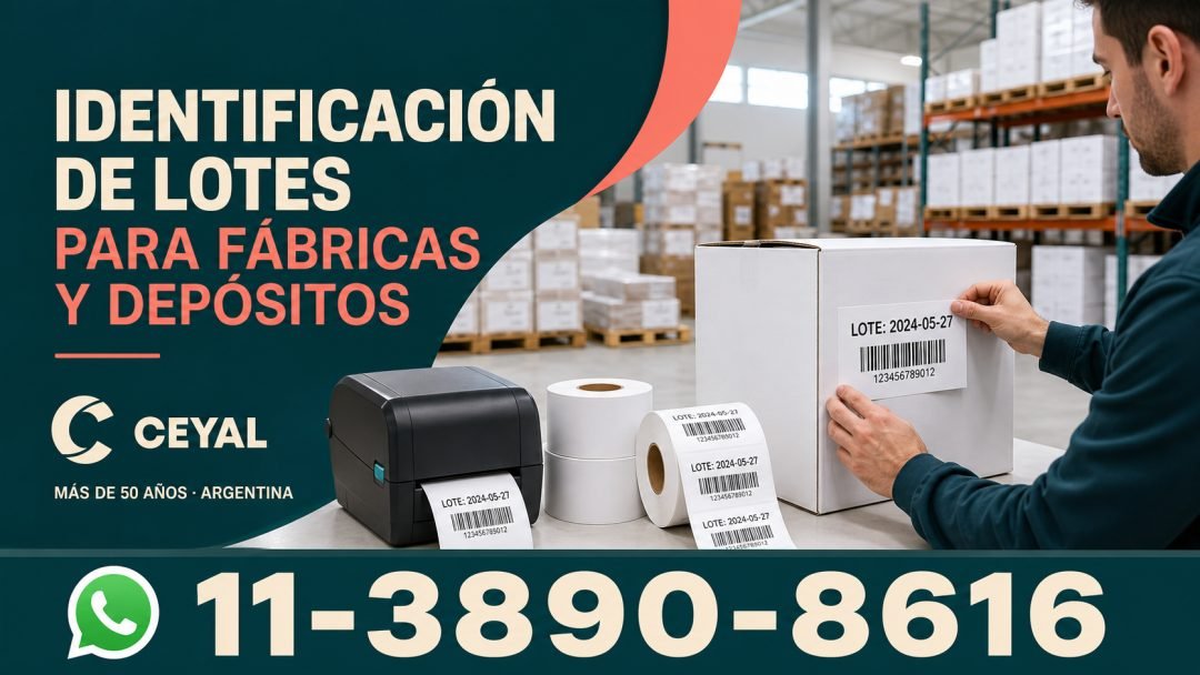 Identificación de lotes para fábricas y depósitos