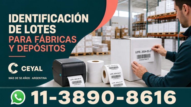 Identificación de lotes para fábricas y depósitos