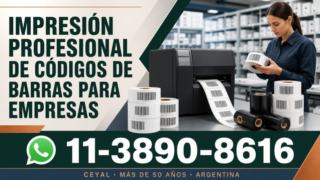 Impresión profesional de códigos de barras para empresas