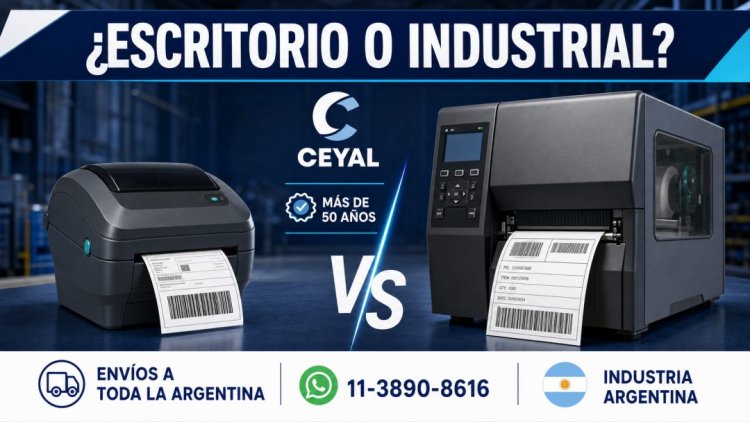 Impresora de escritorio o industrial: 7 preguntas para elegir bien