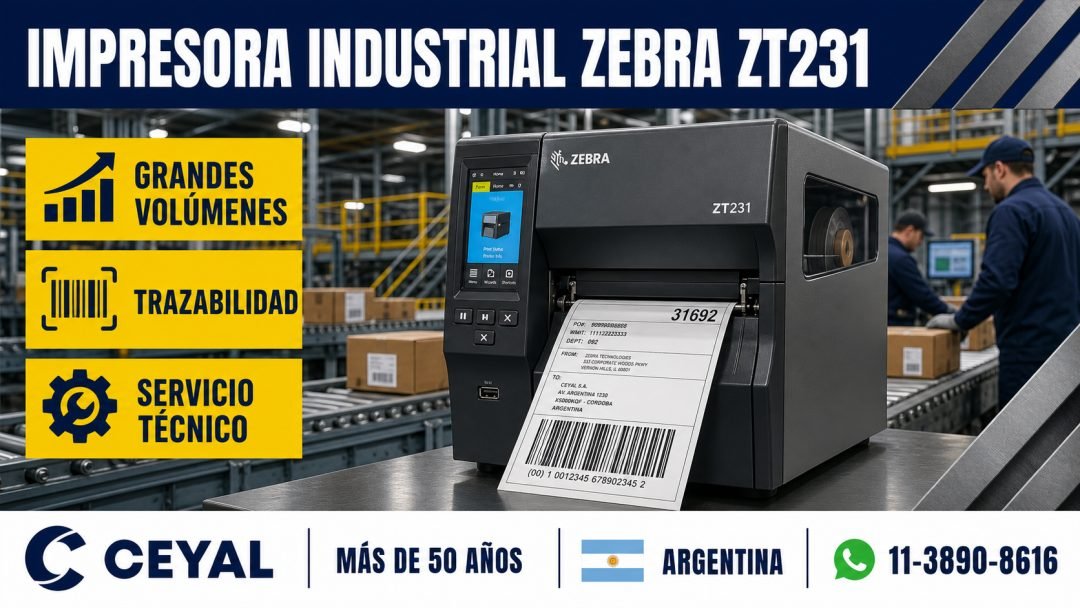 Impresora Zebra ZT231