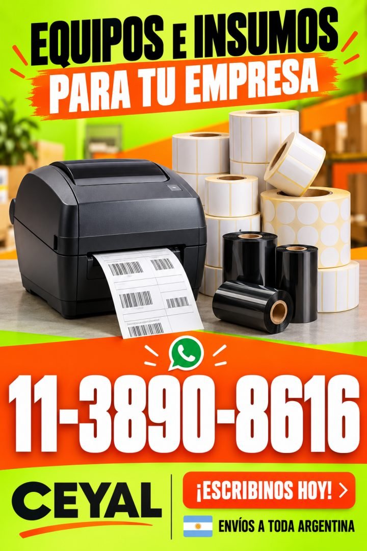 Impresoras e insumos CEYAL. WhatsApp 11-3890-8616