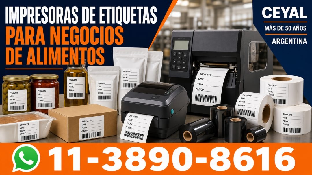 Impresoras de etiquetas para negocios de alimentos