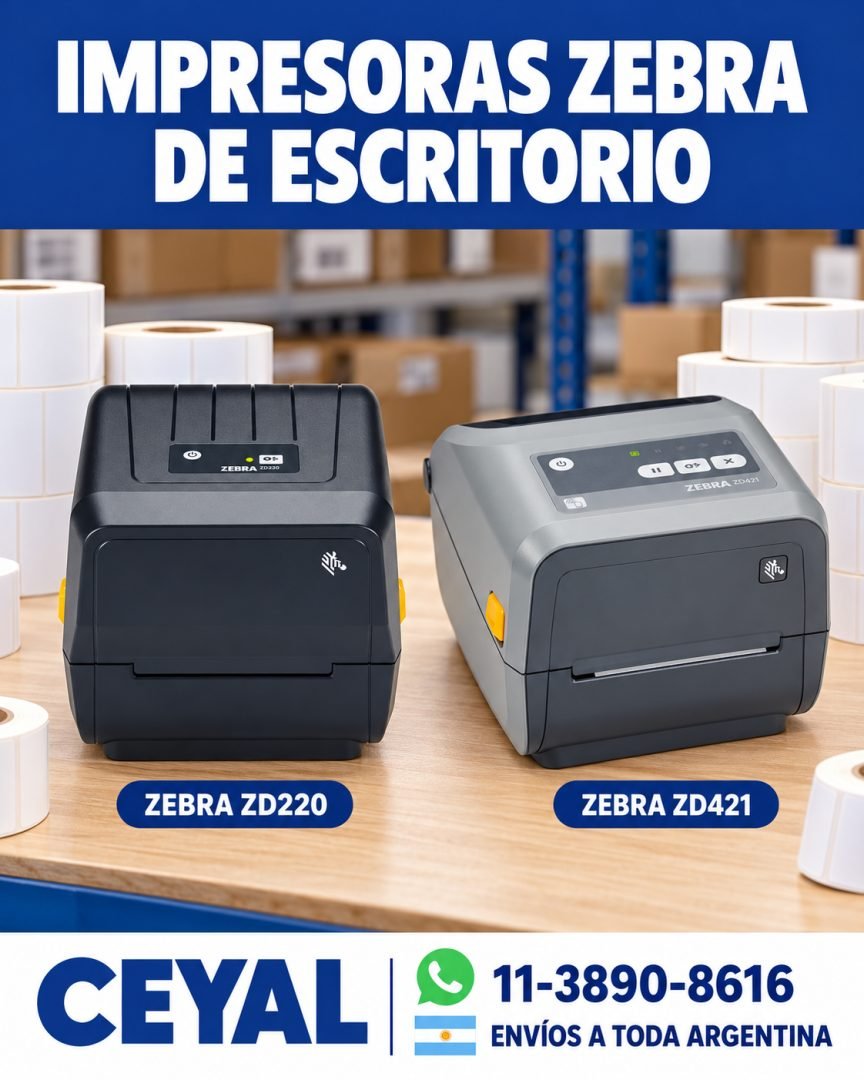Impresoras térmicas de escritorio Zebra