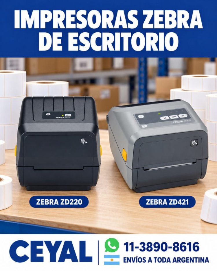 Impresoras térmicas de escritorio Zebra