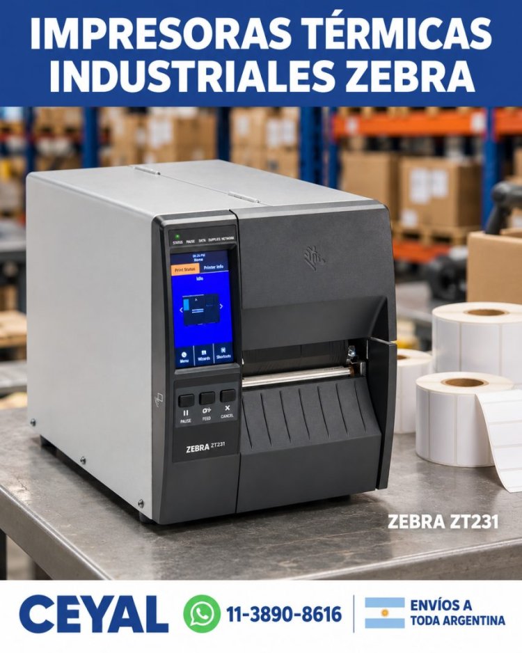 Impresoras térmicas industriales Zebra