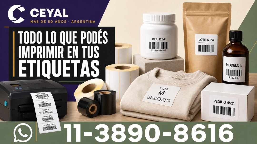 Todo lo que podés imprimir en tus etiquetas