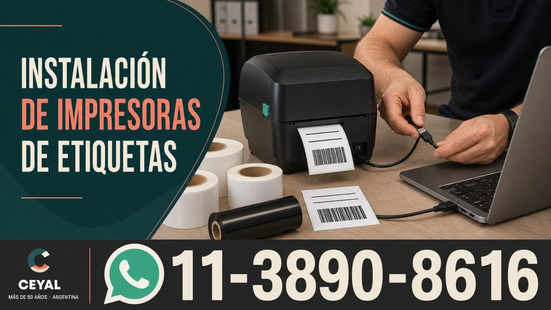 Instalá tu impresora y empezá a producir etiquetas
