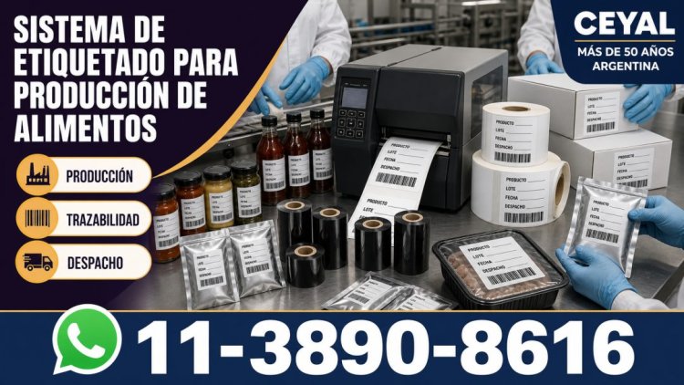 Sistema de etiquetado para producción de alimentos
