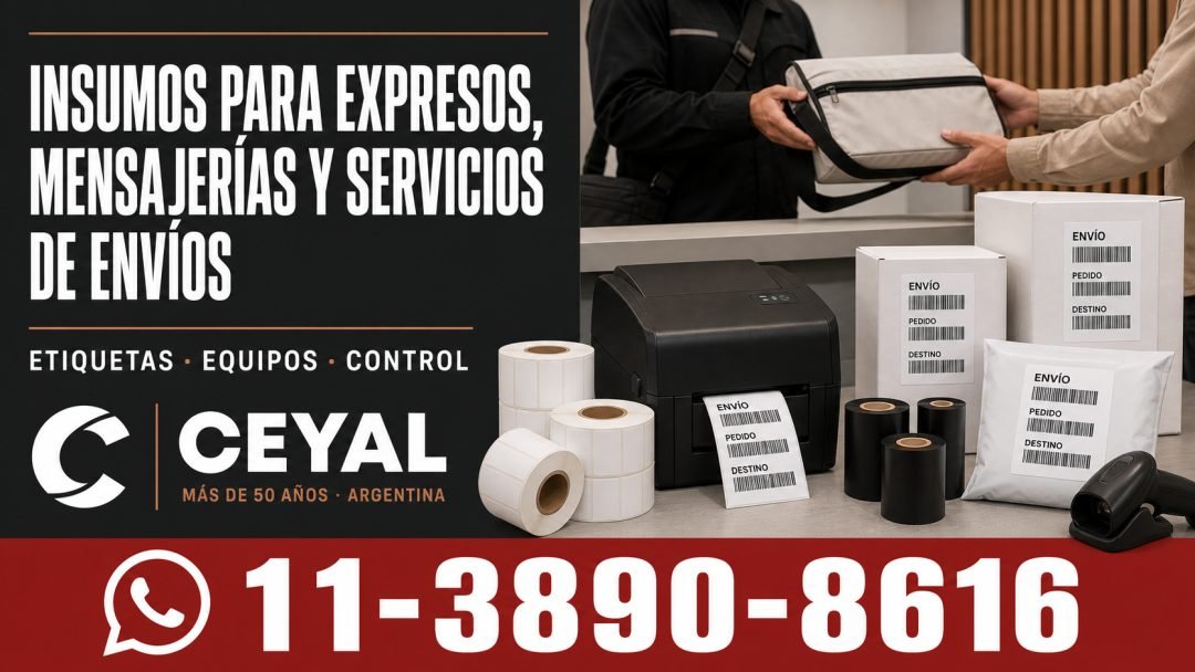 Insumos para expresos, mensajerías y servicios de envíos