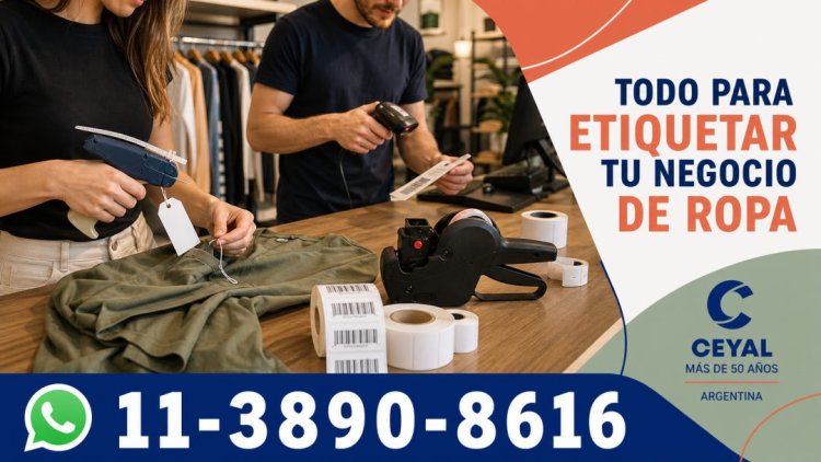 Todo para etiquetar tu negocio de ropa