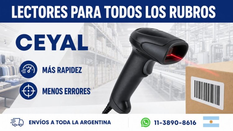 Lectores de códigos de barras: rapidez y control para tu negocio