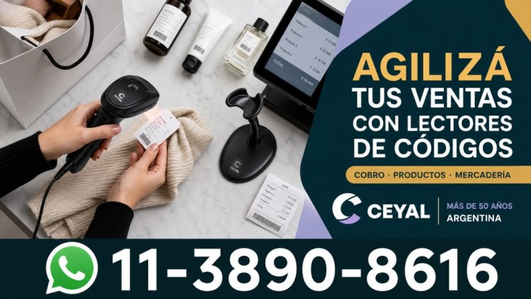 Agilizá tus ventas con lectores de códigos