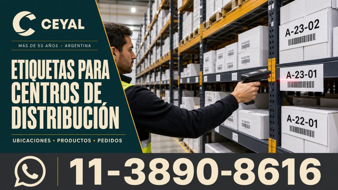 Organizá tu centro de distribución con etiquetas y códigos de barras