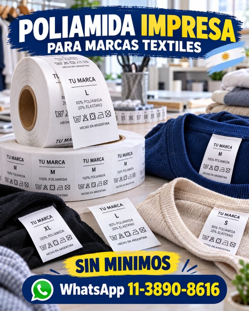 Poliamida impresa para marcas textiles