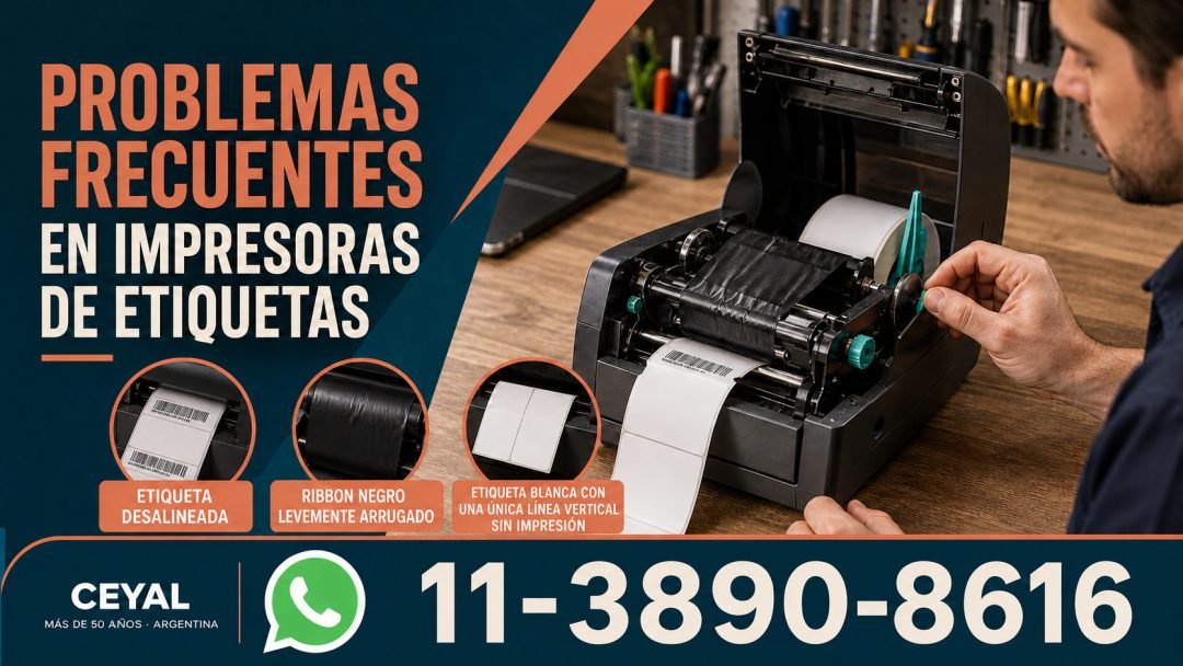 Problemas frecuentes en impresoras de etiquetas y cómo solucionarlos