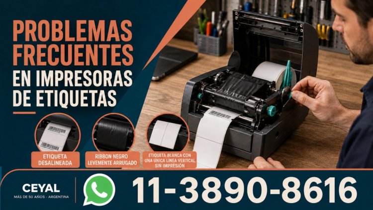 Problemas frecuentes en impresoras de etiquetas y cómo solucionarlos