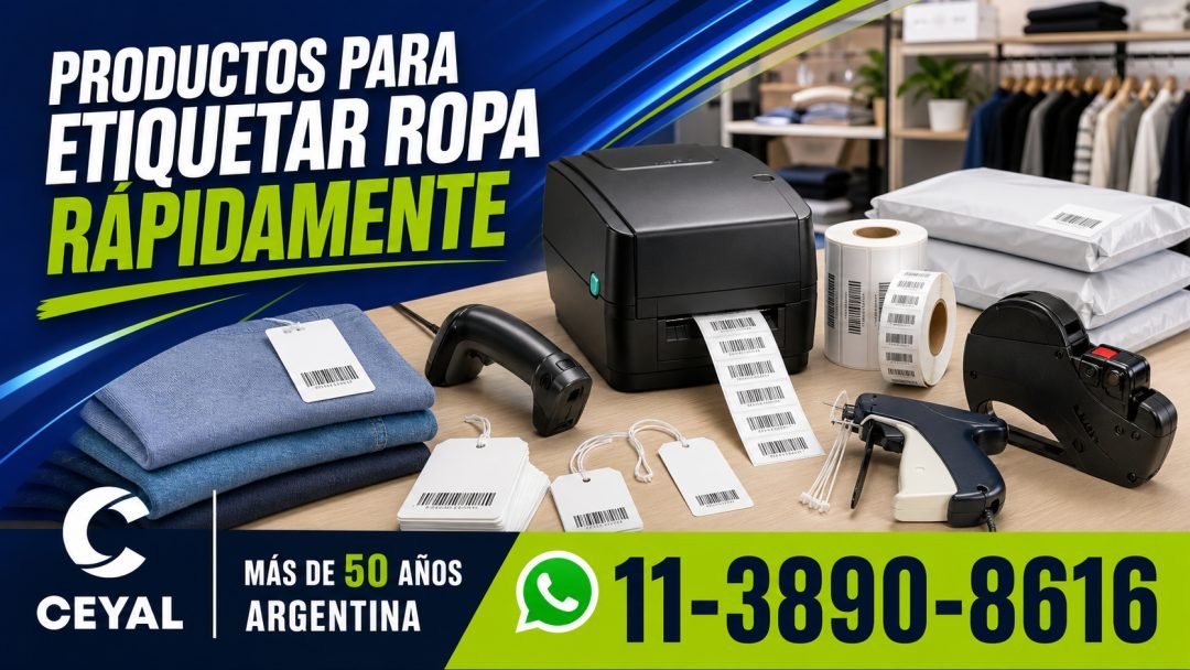 Productos para etiquetar ropa de manera rápida