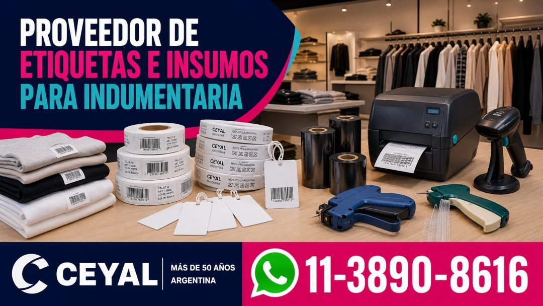 Proveedor de etiquetas e insumos para indumentaria