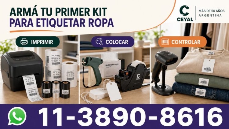 Armá tu primer kit para etiquetar ropa
