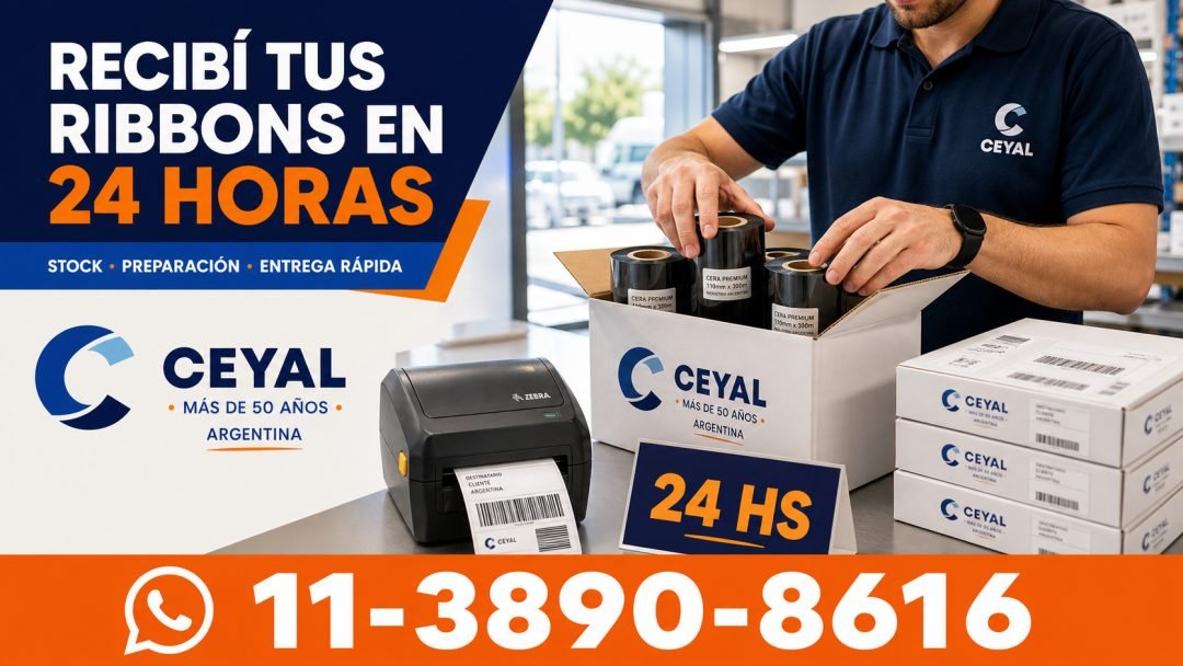 Recibí tus ribbons en 24 horas