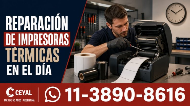 Reparación de impresoras térmicas en el día