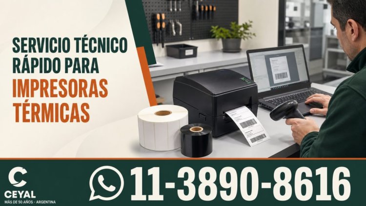 Servicio técnico rápido para impresoras térmicas
