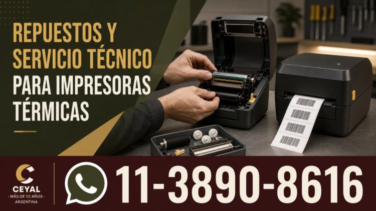 Repuestos y servicio técnico para impresoras térmicas