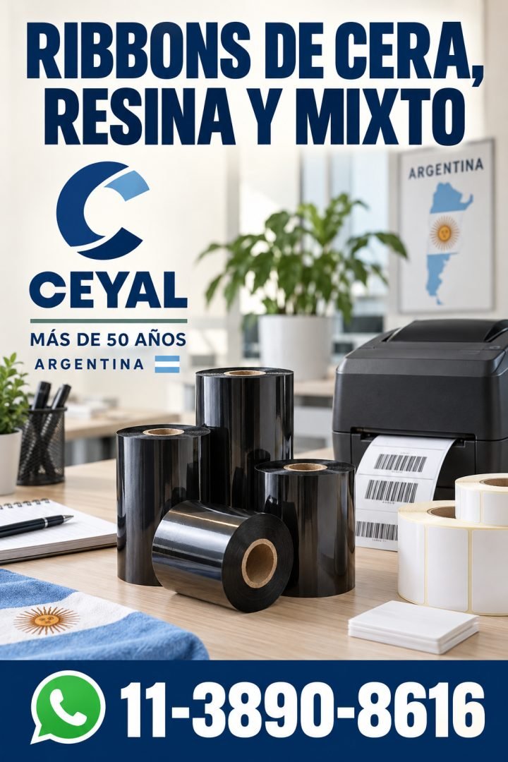 Ribbons de Cera vs. Resina vs. Mixto: Guía Definitiva para Impresión Térmica