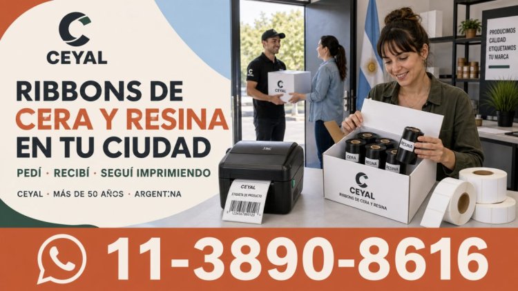 Ribbons de cera y resina con entrega en tu ciudad