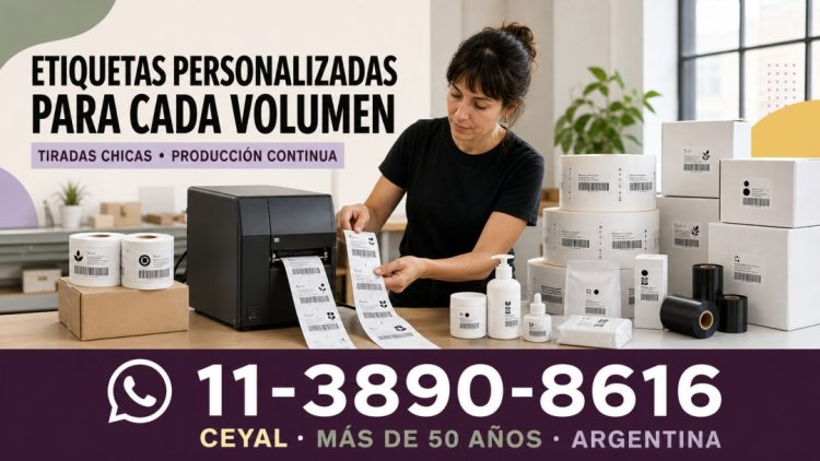 Etiquetas personalizadas para cada volumen