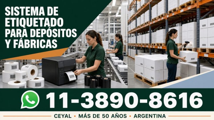 Sistema de etiquetado para depósitos y fábricas