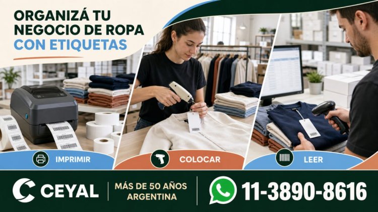 Organizá tu negocio de ropa con etiquetas