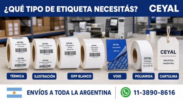 Tipos de etiquetas: conocé sus diferencias y elegí la correcta