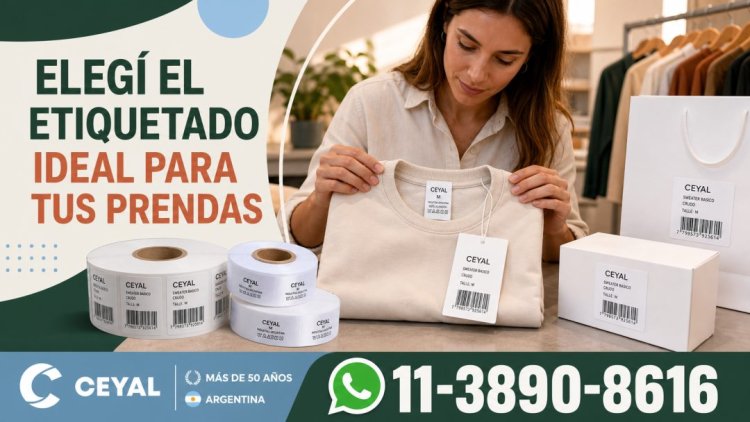 Elegí el etiquetado ideal para tus prendas