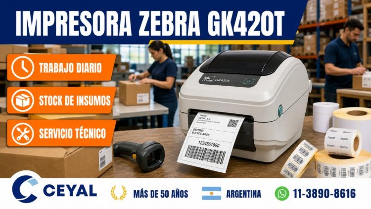 Impresora Zebra GK420T
